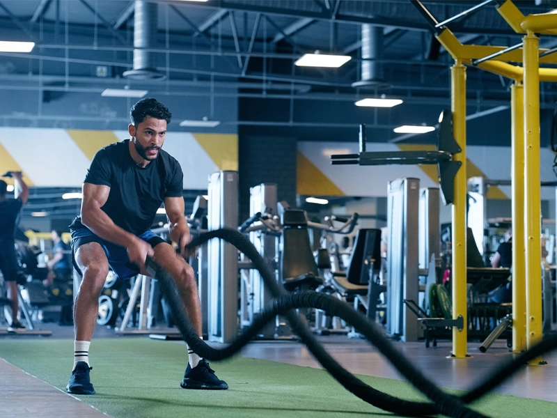 Conceptual rendering of Fitness Gym Zone at shriram superstar undri pune